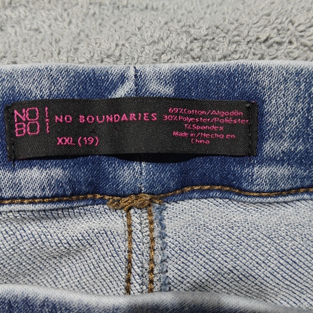 Women's stonewashed denim jeggings - Picture 3 of 3